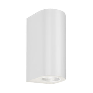 Applique Esterno Moderno Lille Metallo Bianco 1 Luce Gu10