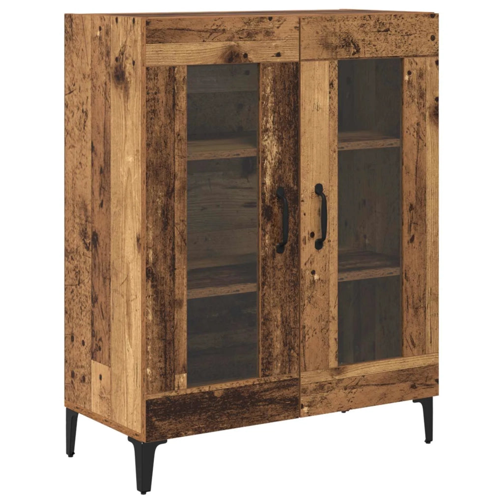 Credenza-Buffet-Armadio da cucina Legno vecchio 69,5 x 34 x 180 cm Legno multistrato 977633