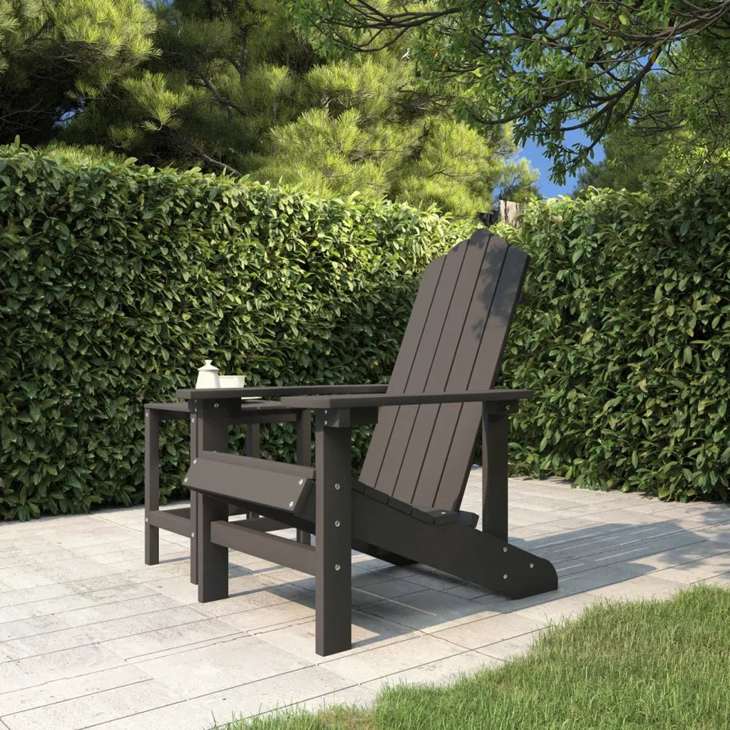 Sedia da Giardino | Sedie da Esterno Adirondack Antracite HDPE
