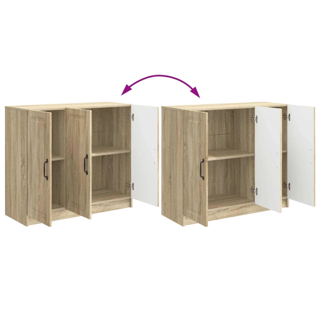 Credenza Rovere Sonoma 89 x 34,5 x 77 cm Legno ingegnerizzato