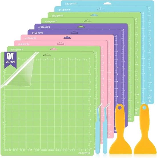 Matrice per hobby - 10 pezzi - Adatto per Explore One/Air/Air 2 - Con Grip Luce - Inclusi 2 raschiatoi e 2 pinze - 30 x 30 cm