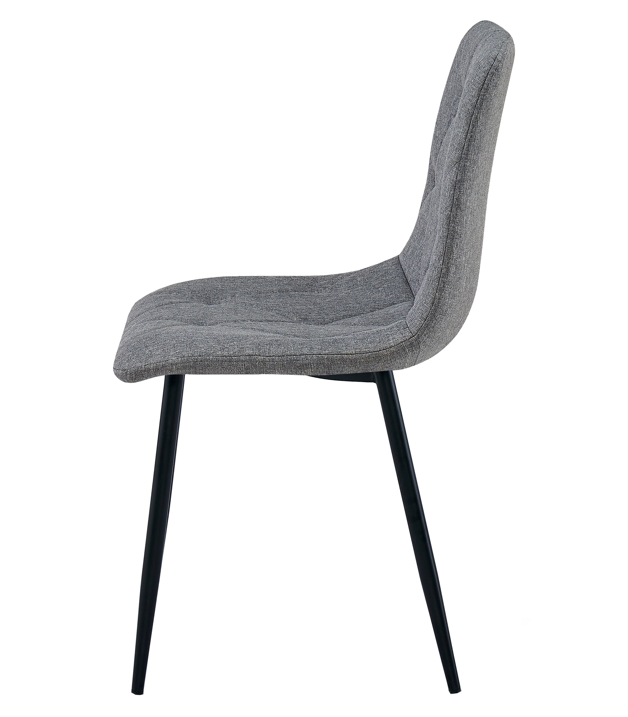 Sedia imbottita VALORA TYRA - Elegante grigio scuro per soggiorno, cucina, sala da pranzo