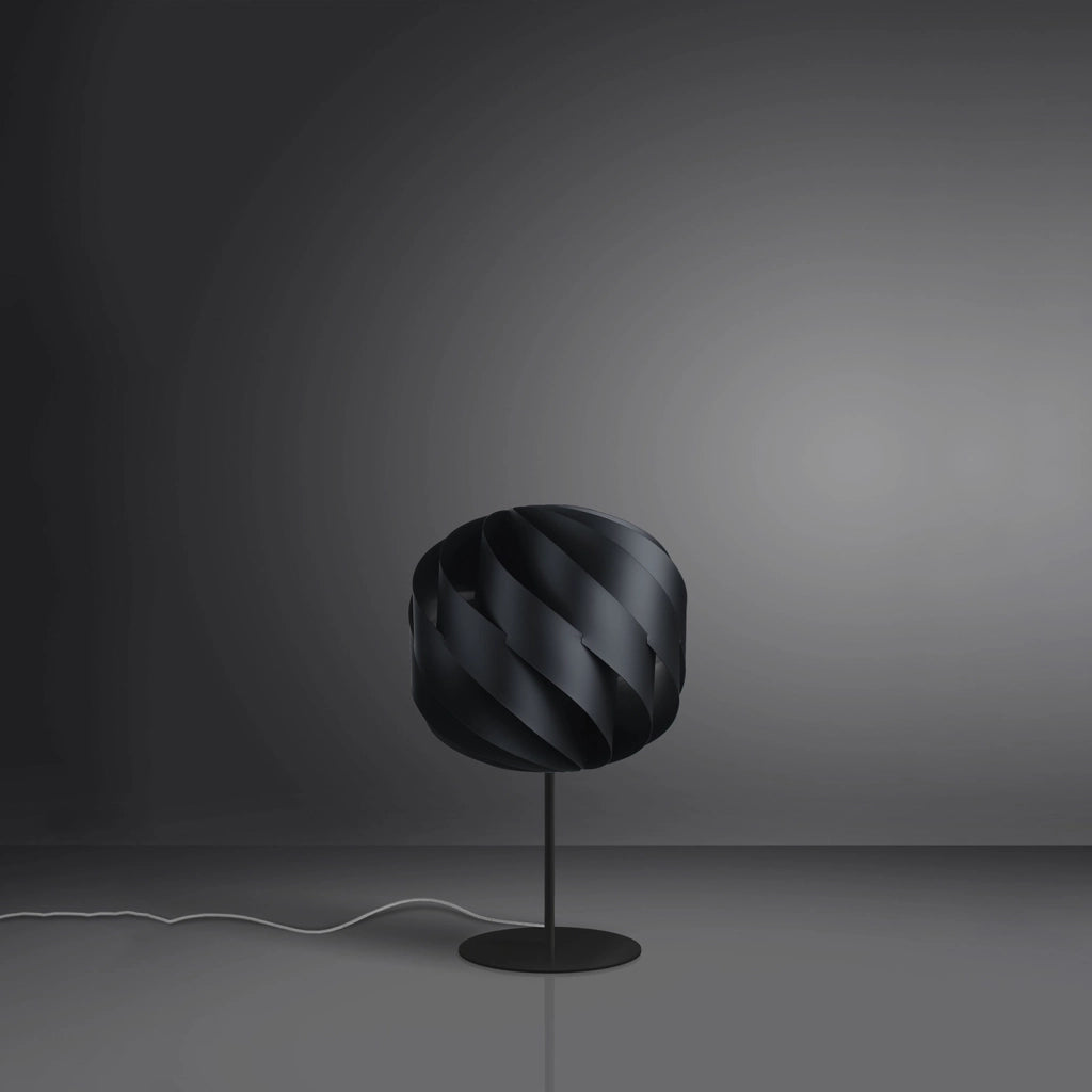 Lampada Da Scrivania-Ufficio Moderna Globe Polilux ® Nero E Metallo 1 Luce E27