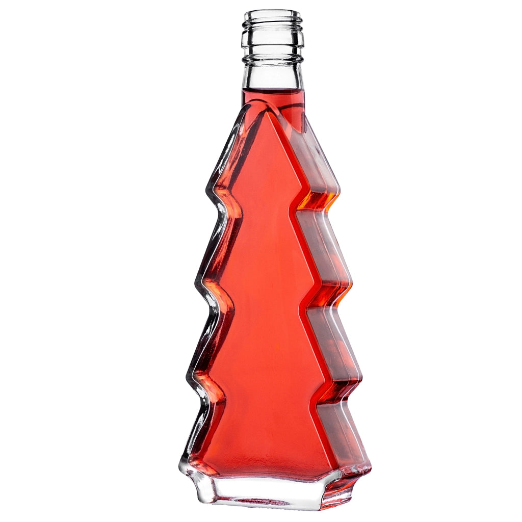 KADAX Butelka choinka 200ml pakiet 5szt z zakętką