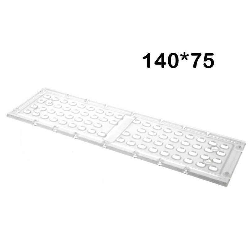 Lente 140*75 Gradi Doppio Angolo Per Modulo Del Proiettore Led FE3150N FE1150N Compreso Guaine Silicone Per Illuminazione Stradale