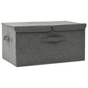 Scatola Portaoggetti in Tessuto 50x30x25 cm Antracite CFW1312450