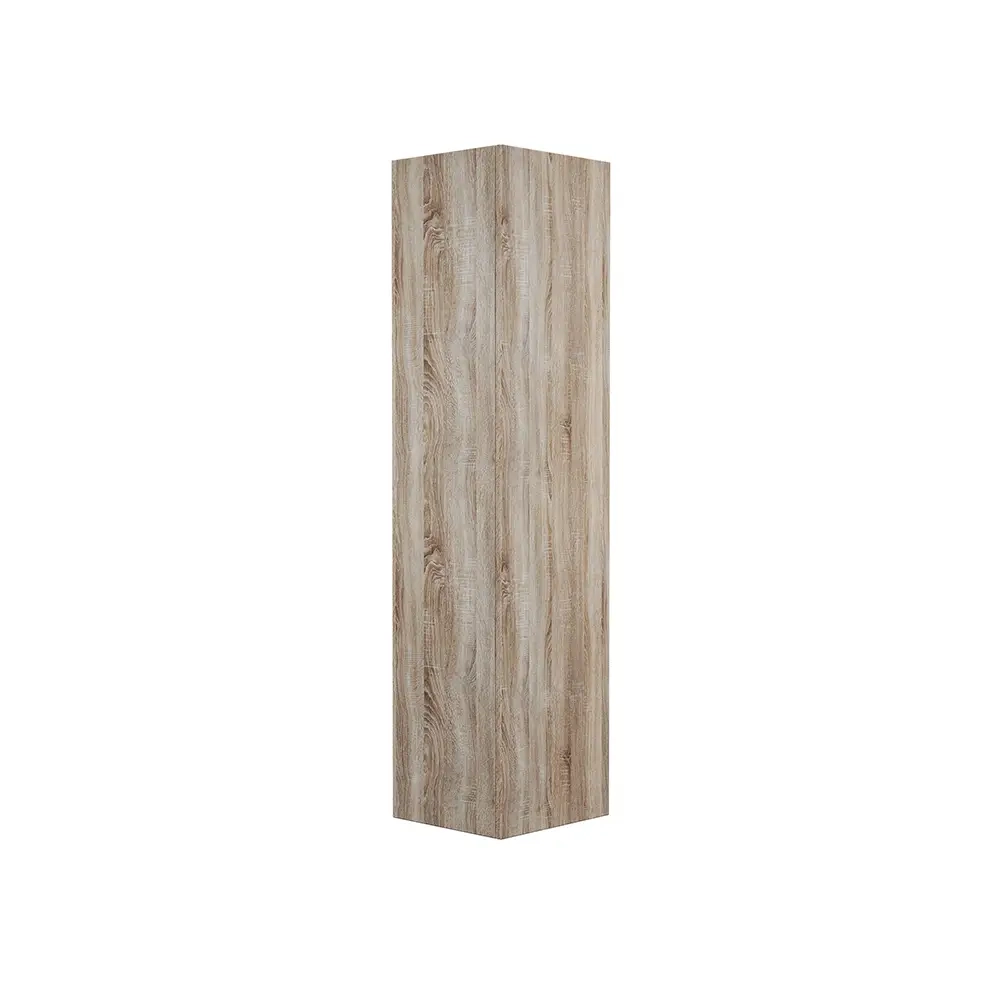 Colonna bagno sospesa altezza 140 cm rovere chiaro reversibile | Yili