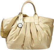 Borsa XL Shopper Beige | Borsa multifunzionale per donne: borsa casual, borsa laptop, shopper per mamme. Leggera. Impermeabile. Sostenibile. Comparti interni. Inclusa borsa per accessori.