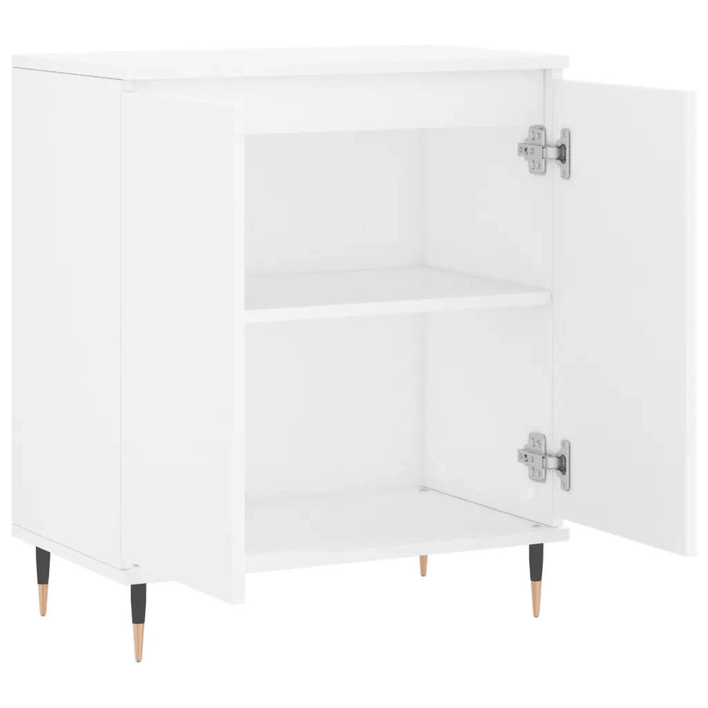 vidaXL Credenza Bianca 60x35x70 cm in Legno Multistrato