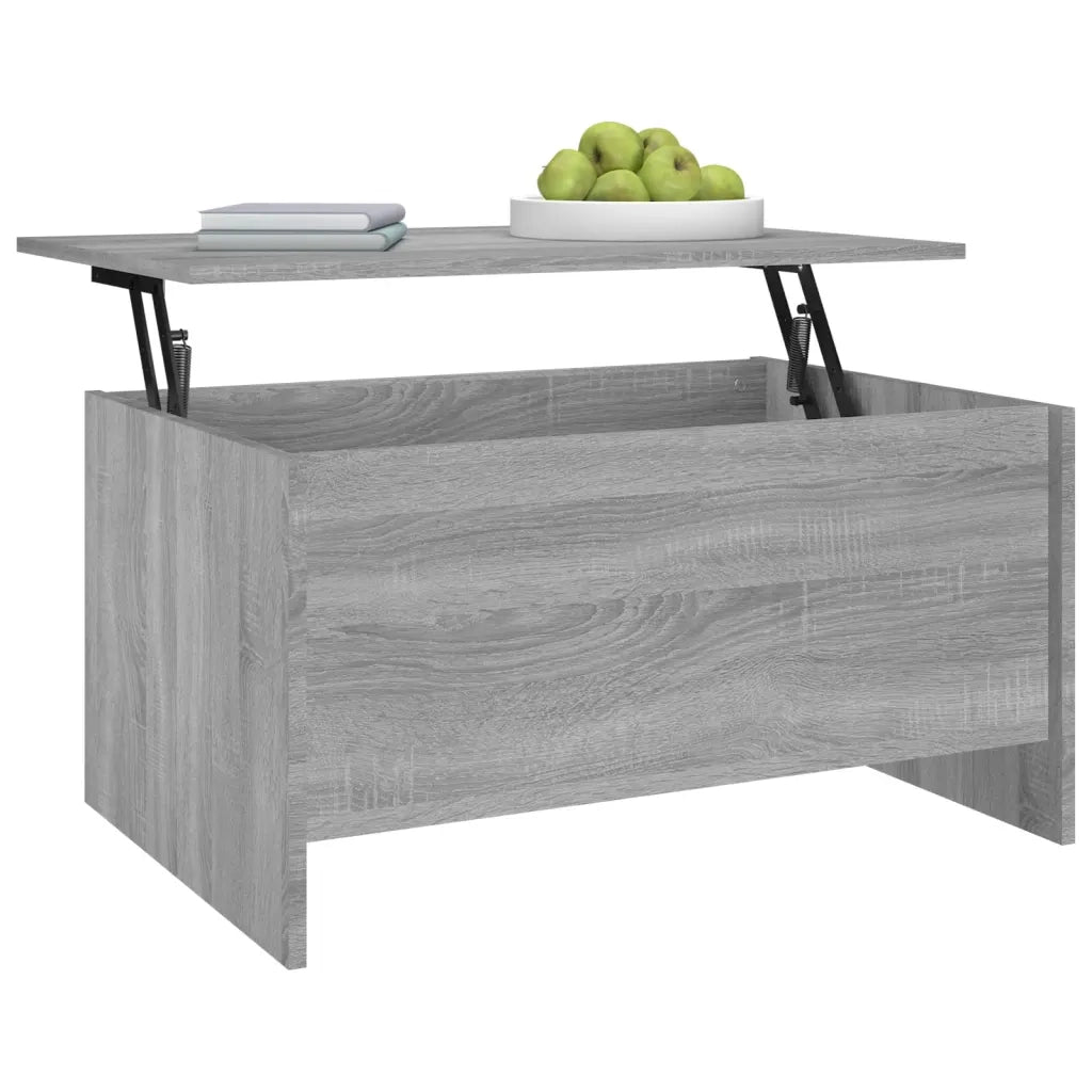 Tavolino Salotto Grigio Sonoma 80x55,5x41,5cm Legno Multistrato cod mxl 19400