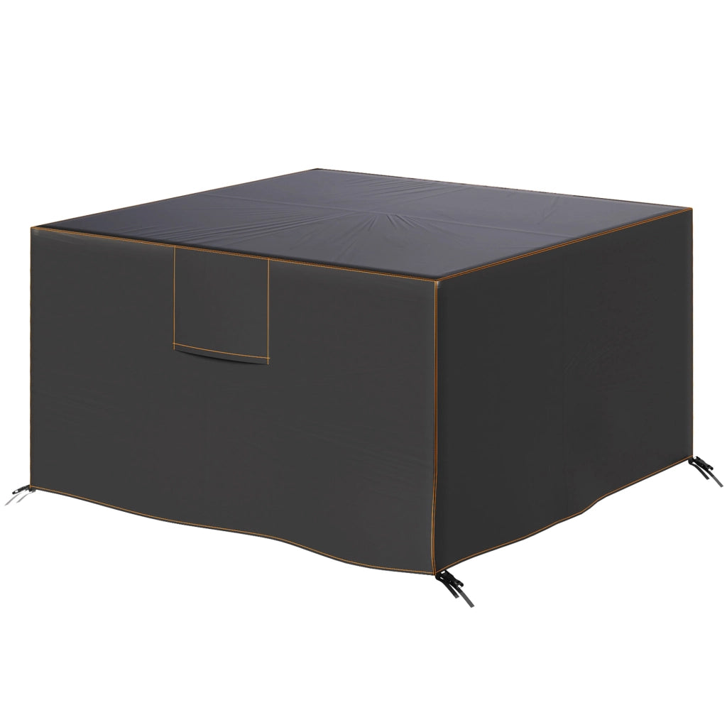 Copertura per Mobili da Giardino ¨C zephmum ¨C 125x125x74 cm Nero
