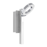 Spot Moderno Cardillio 1 Alluminio Argento 1 Luce Led 3,2W