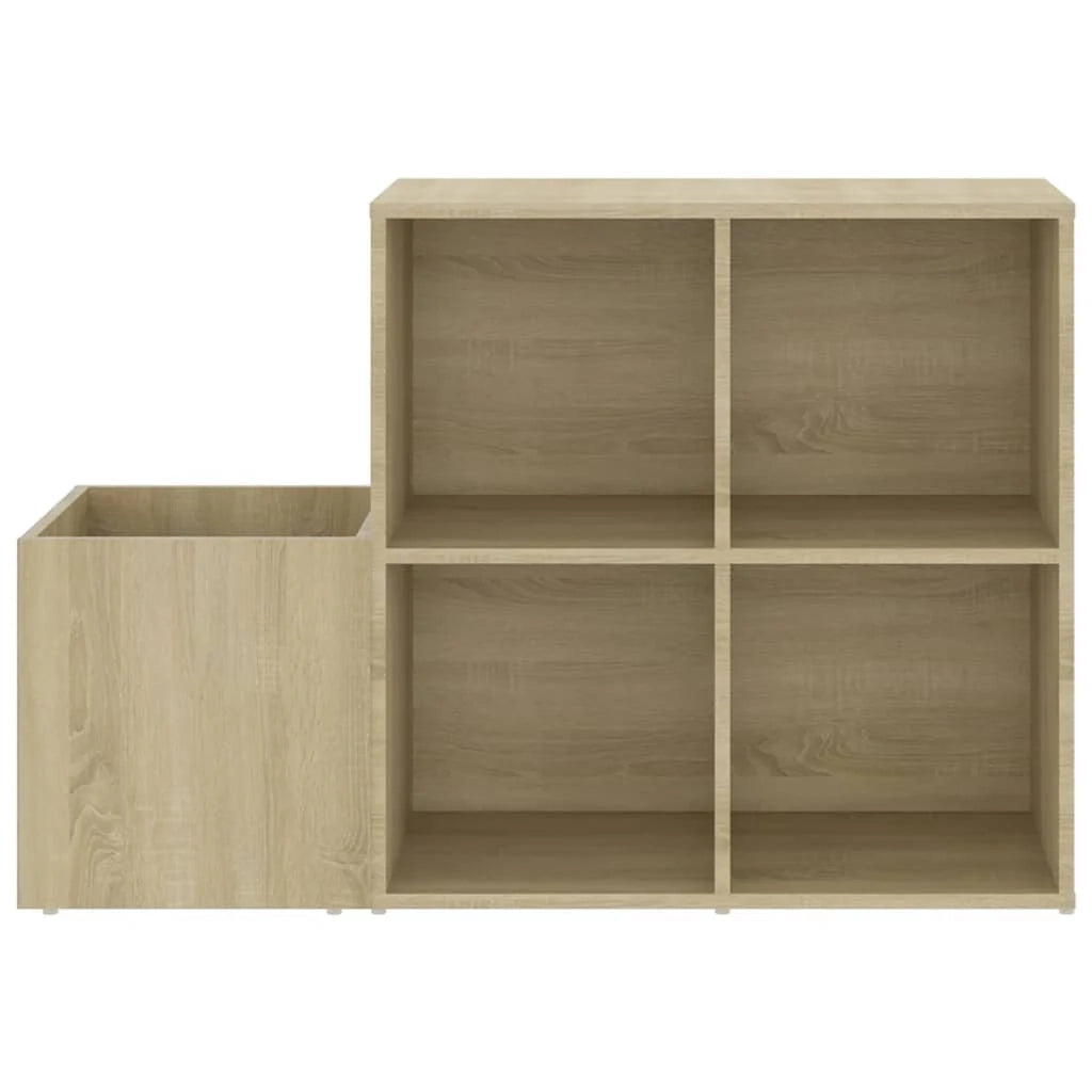 Scarpiera mobiletto portascarpe mobile per ingresso corridoio soggiorno legno ingegnerizzato Sonoma marrone 02_0021757