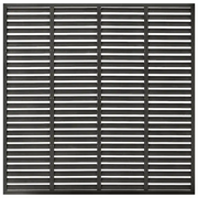 Recinzione da Giardino | Recinzione a Persiana in WPC 180x180 cm Grigio Scuro