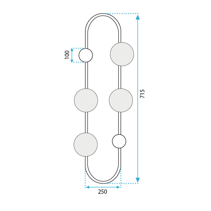Lampada Da Parete APP1144-4W Oro