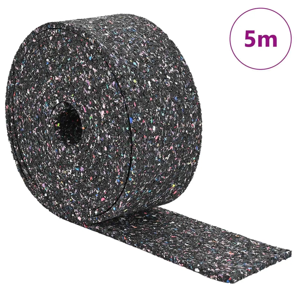 Rotolo di Granulato in Gomma Nero 500 x 5 x 0,8 cm Gomma CFW2118622