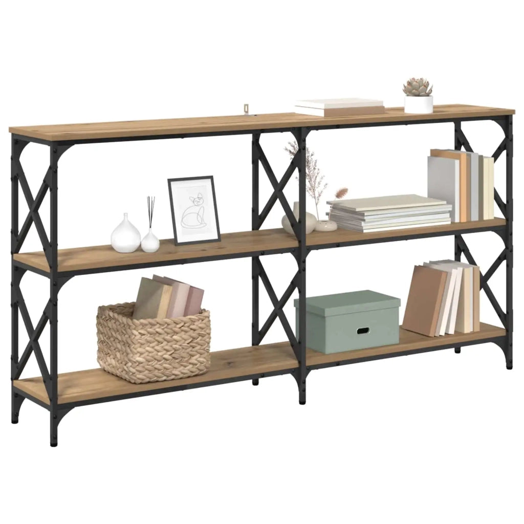 Tavolo consolle Rovere artigianale 156 x 28 x 80,5 cm 882785