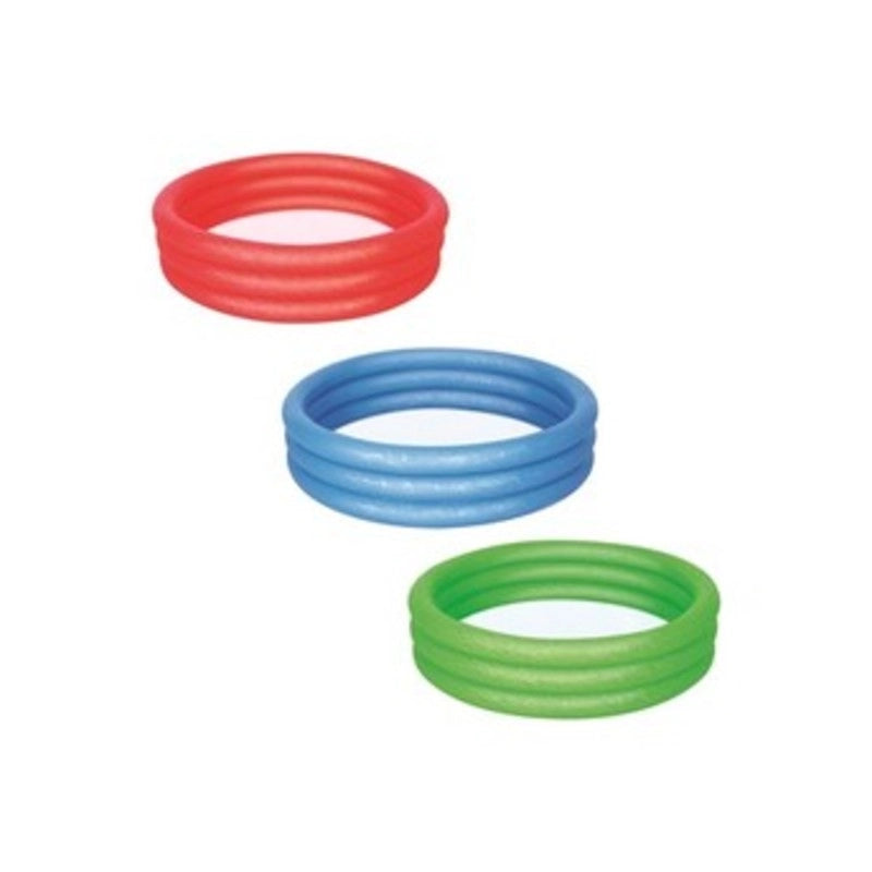 MARE PISCINA 3 ANELLI CM.102X25 ASS. 51024- 1,0 pz
