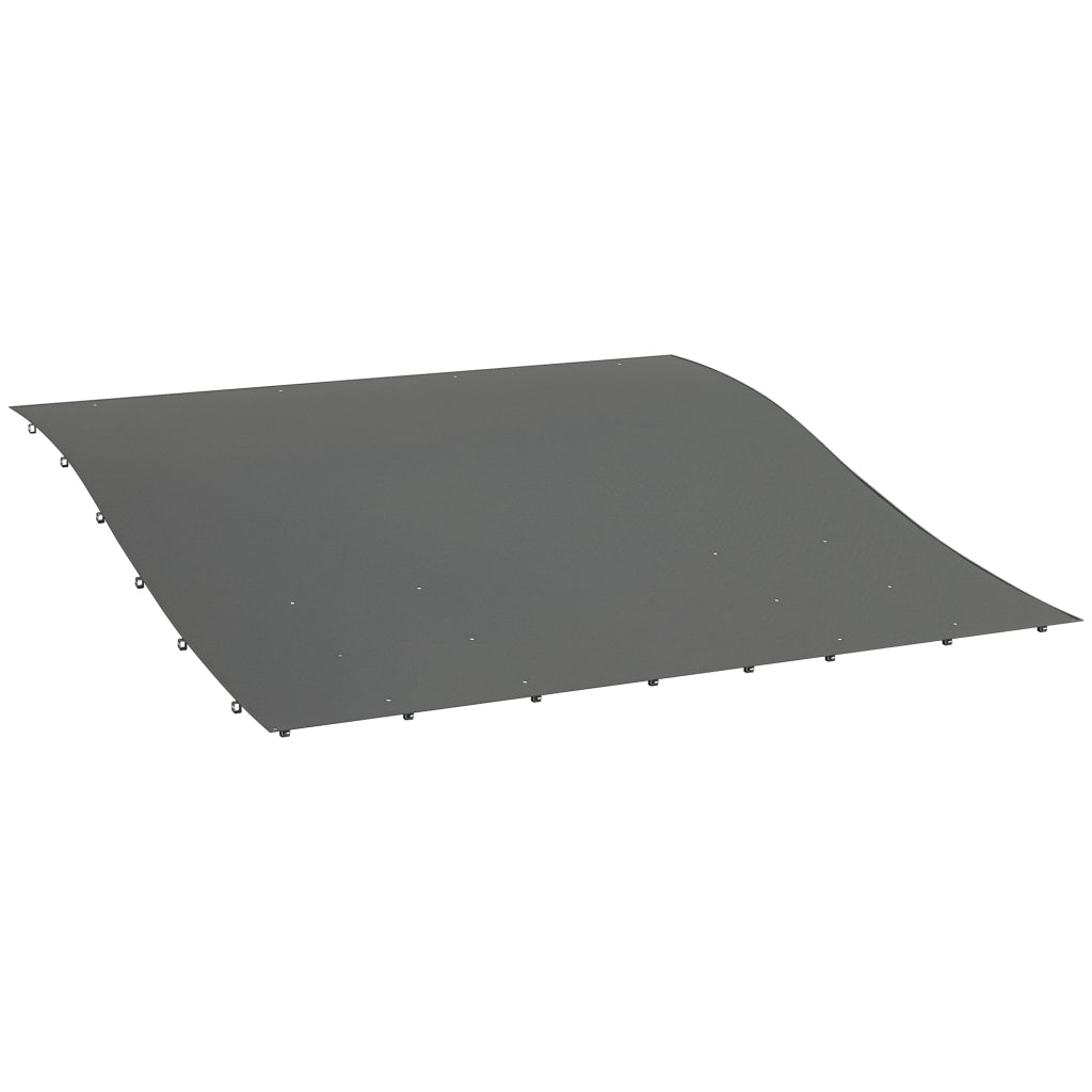Telo Ricambio Pergola Giardino 3x3m ¨C Xylo ¨C Grigio 297x297cm 16 Fori Drenaggio