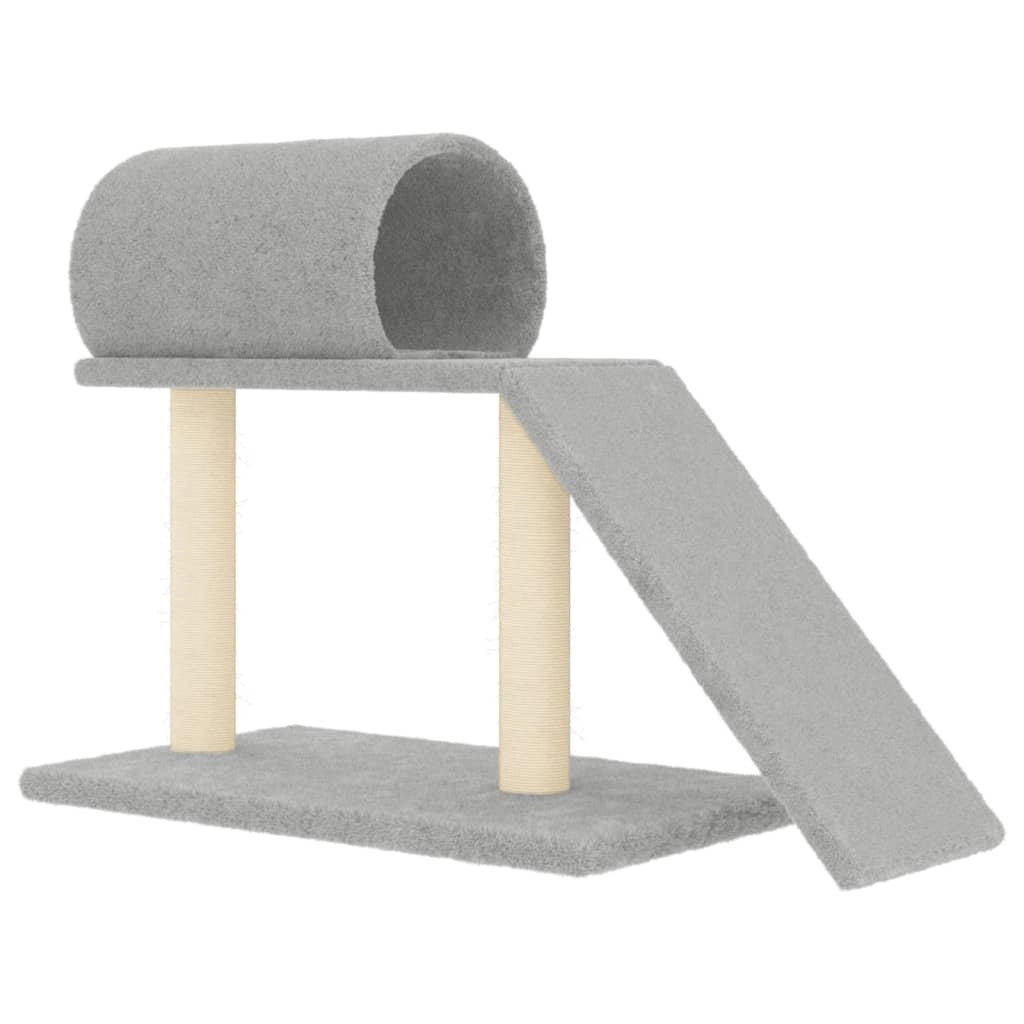 Tiragraffi con tunnel e scaletta trasparente 55,5 cm grigio 02_0022799