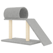 Tiragraffi con tunnel e scaletta trasparente 55,5 cm grigio 02_0022799