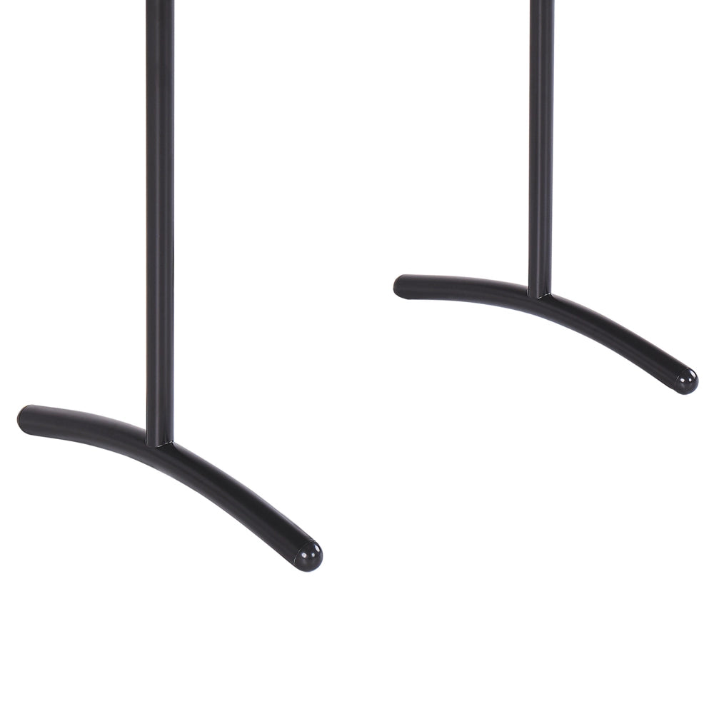 Portasciugamani in acciaio Nero verniciato a polvere opaco 3 binari portasciugamani da terra accessori da bagno moderni