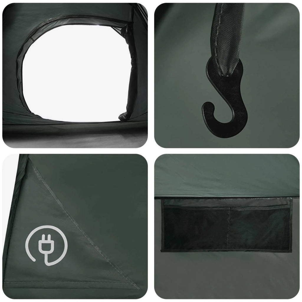Tenda Istantanea con tetto Verde militare 305 x 215 x 140 cm 42028692