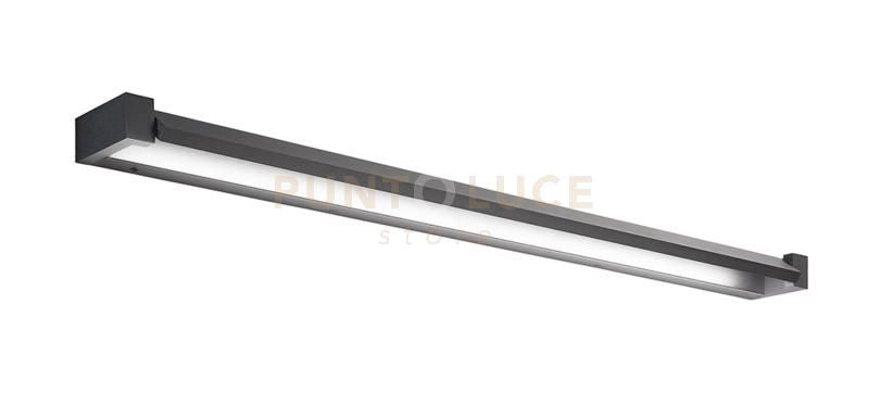 Applique in metallo verniciato nero Sway ED 35W CCT 3000K 4000K 6000K 3200Lm 100cm