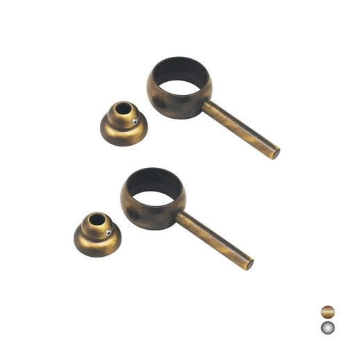 2 PZ ANELLI REGGITUBO- Bronzo- DH- pezzi 1