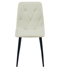 Sedia imbottita VALORA TYRA - Elegante beige per soggiorno, cucina, sala da pranzo CODICE 4027