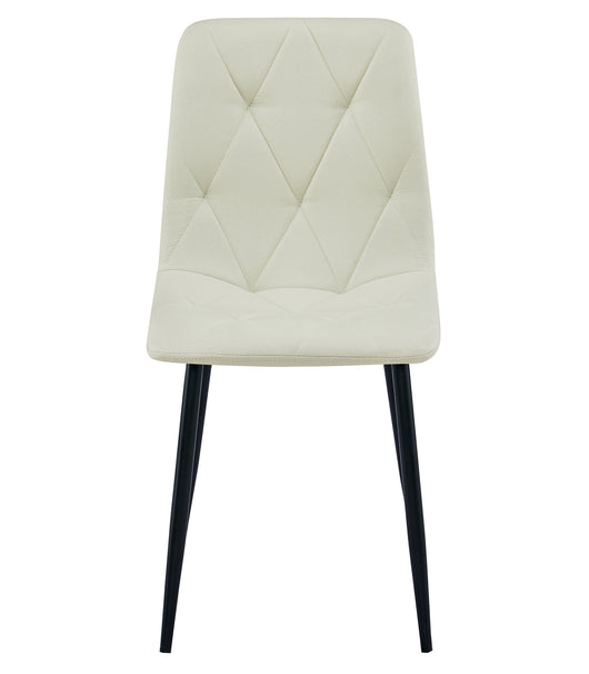 Sedia imbottita VALORA TYRA - Elegante beige per soggiorno, cucina, sala da pranzo CODICE 4027