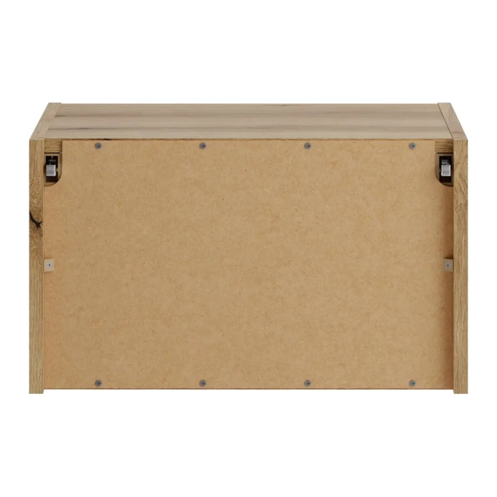 Mobile da bagno VANO 50 cm in rovere sospeso con nicchia