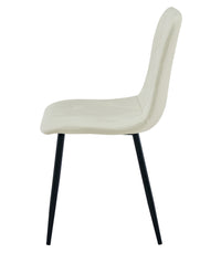 Sedia imbottita VALORA TYRA - Elegante beige per soggiorno, cucina, sala da pranzo CODICE 4027