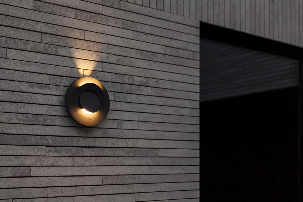 Applique esterna LED IP54 7,8W MOOV Lutec grigio scuro