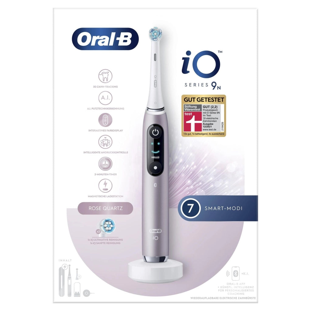 Oral-B iO Series 9n Adulto Spazzolino rotante-oscillante Rosa