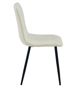 Sedia imbottita VALORA TYRA - Elegante beige per soggiorno, cucina, sala da pranzo CODICE 4027