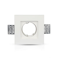 Porta faretto da incasso GU10 CONTTENTI SEQUADE GYPSUM BIANCO
