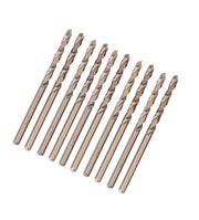 Set di 10 borchi HSS-CO per metallo duro e RVS - Fusto M35 con avvitamento a torsione a cobalto - Qualità professionale - Acciaio temprato - Precisione e durata