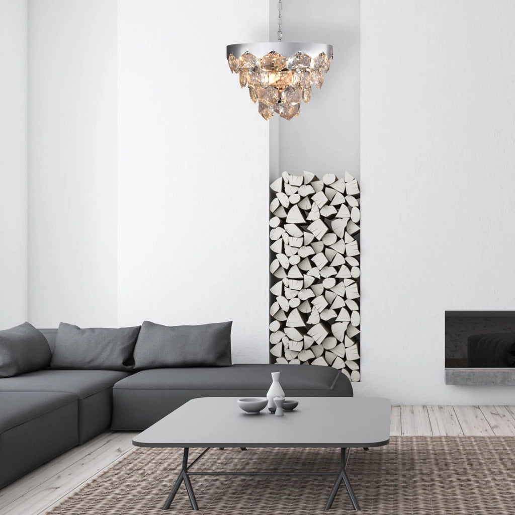 Lampadario cristallo GRACE Milagro 6xE14 cromo ML5993