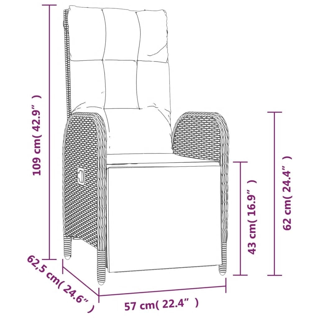 Set da pranzo da giardino in rattan grigio da 7 pezzi e cuscini 02_0014899