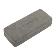 Organizzatore retro per occhiali portatile con protezione contro graffi - 16 x 6,5 x 3,5 cm - rivestimento morbido - custodia per occhiali