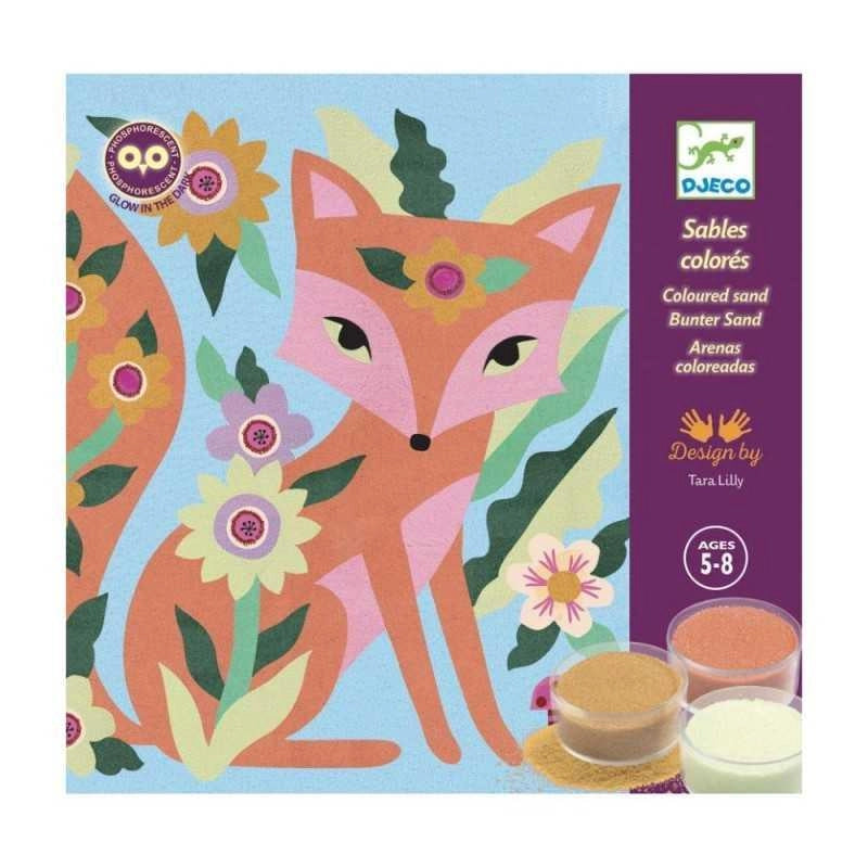 Set creativo sabbie colorate Djeco, Eta 5-8 anni