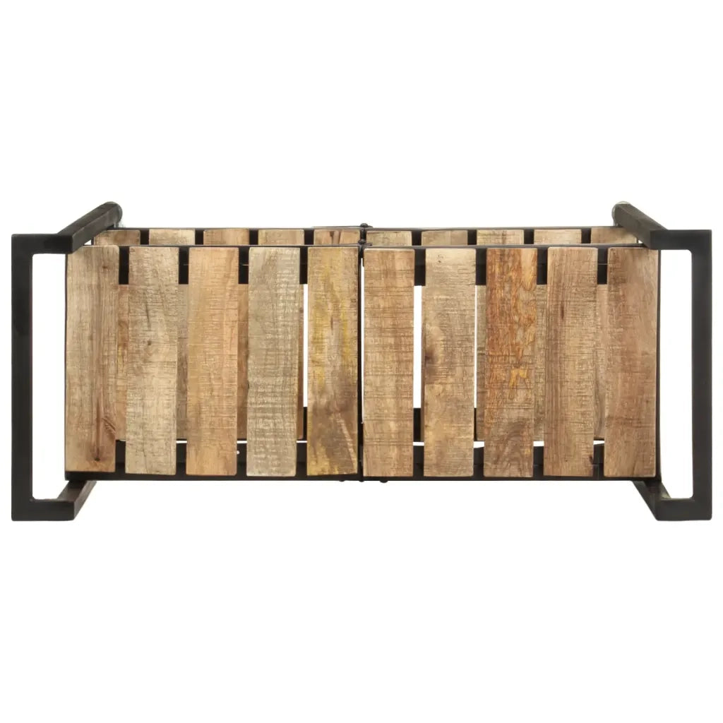 Carrello da Cucina 87x36x81 cm in Legno Massello di Mango cod mxl 62804