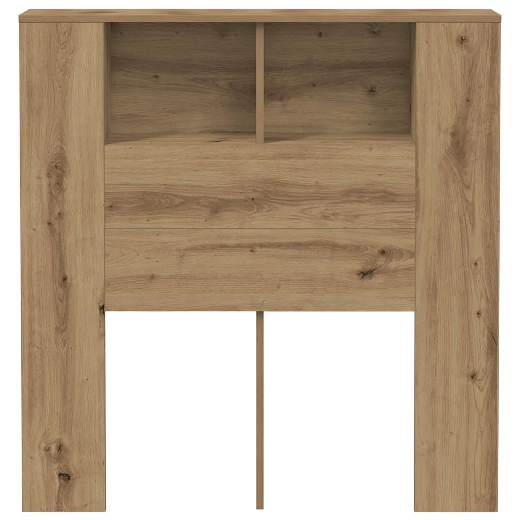 Testiera con Contenitore Artigianale 100x18,5x102,5cm Multistrato 856877