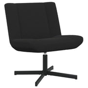 Sedia girevole Nero 63 x 75 x 76 cm Pelle di Pecora 42007338
