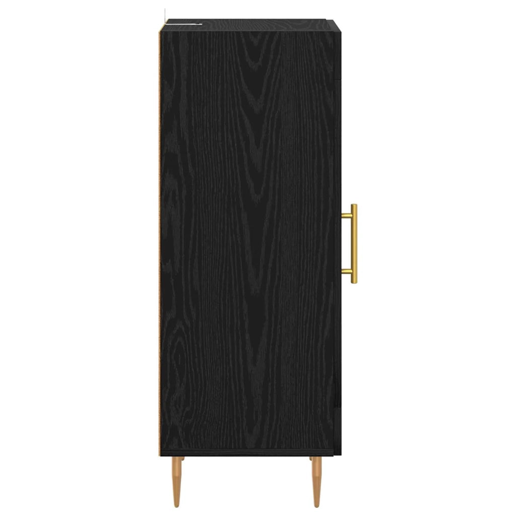 Credenza Rovere nero 34 x 34,5 x 90 cm Legno multistrato