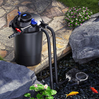 Set per laghetti Filtro CPF-30000 60000l 55W UVC Pompa NEO12000 Tubo