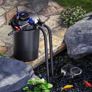 Set per laghetti Filtro CPF-30000 60000l 55W UVC Pompa NEO12000 Tubo