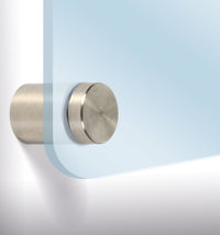 distanziali per targhe diametro mm.30x25h nikel satinato cod:ferx.36544