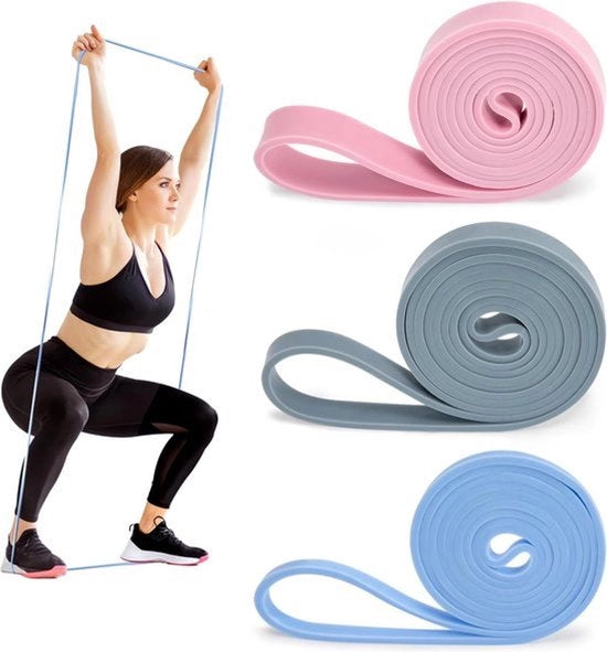 Resistenze a tre livelli per fitness, yoga e pilates - set da 3